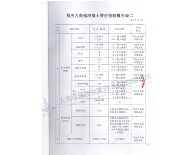 產品質量檢驗報告